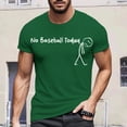thumbnail image 5 of Mens T-Shirts White Trendy Loose Fit Crewneck Going Out Tees Quick Dry Active Athletic Men's Summer Shirts, 5 of 5