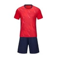 thumbnail image 2 of Hduncf Children's Soccer Jerseys Kids, Youth Training Jerseys, Sportswear, Football Uniform Gifts for Boy and Girl Red 9 Years, 2 of 4