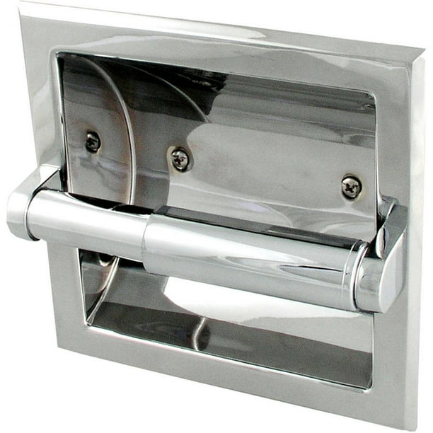 LDR 162 4634 Chrome Prestige Recessed Toilet Paper Holder
