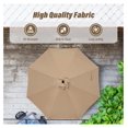 thumbnail image 4 of 9' Patio Umbrella Outdoor Table Market Yard Umbrella with Push Button Tilt/Crank, 4 of 7