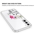 thumbnail image 2 of Psalm 46:5 God Is Within Her Clear Case for Samsung Galaxy S21,Bible Verse Aesthetic Art Design Case for Men Women,Unique Trendy Transparent TPU Bumper Case Cover, 2 of 5