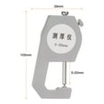 thumbnail image 2 of Dial Thickness Gauge 0-20mm | 0.01mm Mechanical Thickness Tester Gauge Cusp Head for Metal, 2 of 5