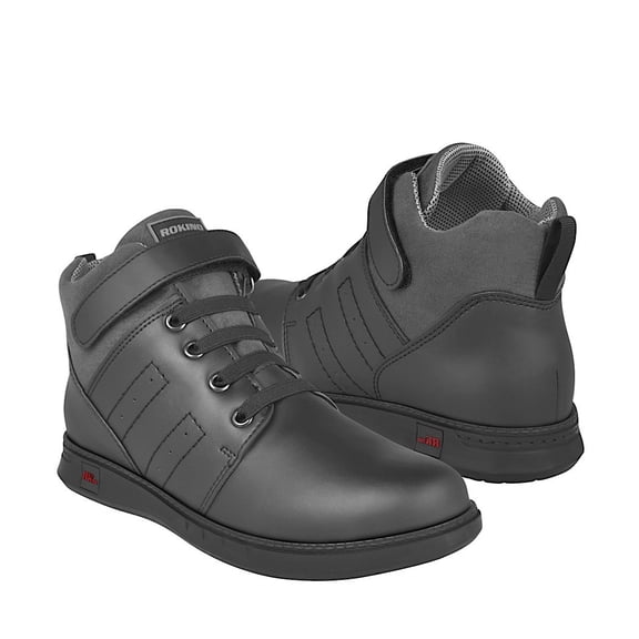 BOTINES CASUALES PARA NIÑO ROKINO 3293 SIMIPIEL NEGRO ROKINO 3293