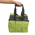 thumbnail image 3 of Bolsa de herramientas portátil para exteriores, cinta de tela Oxford, placa de PE, bolsa de almacenamiento de jardín de gran capacidad, fondo verde y gris, 2024, 3 of 5