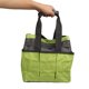 thumbnail image 3 of Bolsa de herramientas portátil para exteriores, cinta de tela Oxford, placa de PE, bolsa de almacenamiento de jardín de gran capacidad, fondo verde y gris, 2024, 3 of 5