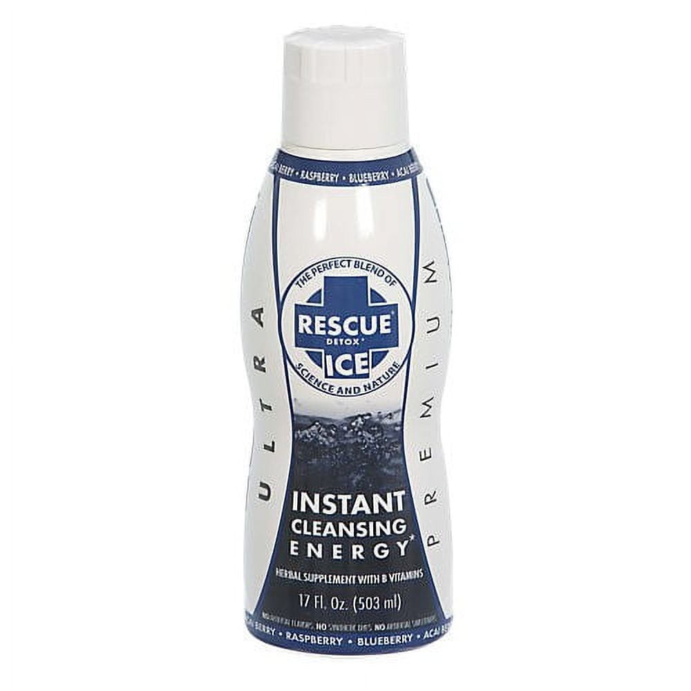 Rescue Detox Ice Ultra Premium Instant Cleansing Energy 17 oz – Detox Drink & Energy Boost