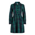 thumbnail image 5 of Free Assembly Women's Cotton A Line Dress with Long Sleeves, Sizes XS-XXXL, 5 of 5