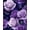 Black/Purple, variant on Purple Peel and Stick Wallpaper, Vintage Purple Rose Floral Pattern Wallpapers, Dark Romance Flower Self Adhesive Contact Paper Wall Decor for Bedroom Bathroom Drawer Bookshelf 17.5In x 9.8Ft