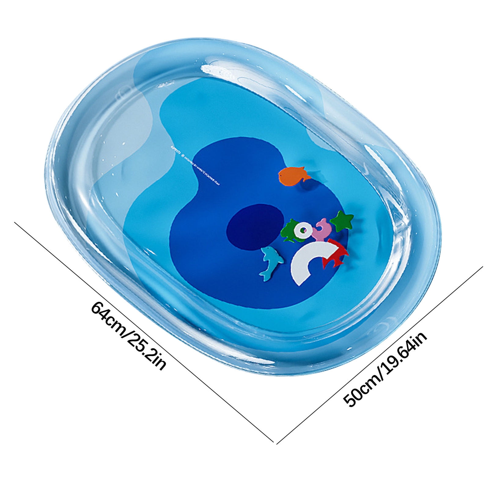 PALIFEUR Pet Water Bed for Dogs & Cats, Portable Water-Filled/Inflatable Pet Cooling Pad, Summer Pet Cooling Water Sensory Play Mat (Three Size)