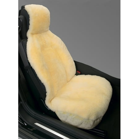 - Eurow Genuine Australian Sheepskin Sideless Seat Cover - Champagne