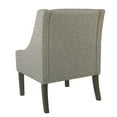 thumbnail image 5 of HomePop Modern Swoop Accent Chair with Nailhead Trim, Multiple Colors, 5 of 6