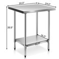 thumbnail image 2 of 24" x 30" Stainless Steel Work Prep Table Commercial Kitchen Restaurant, 2 of 10