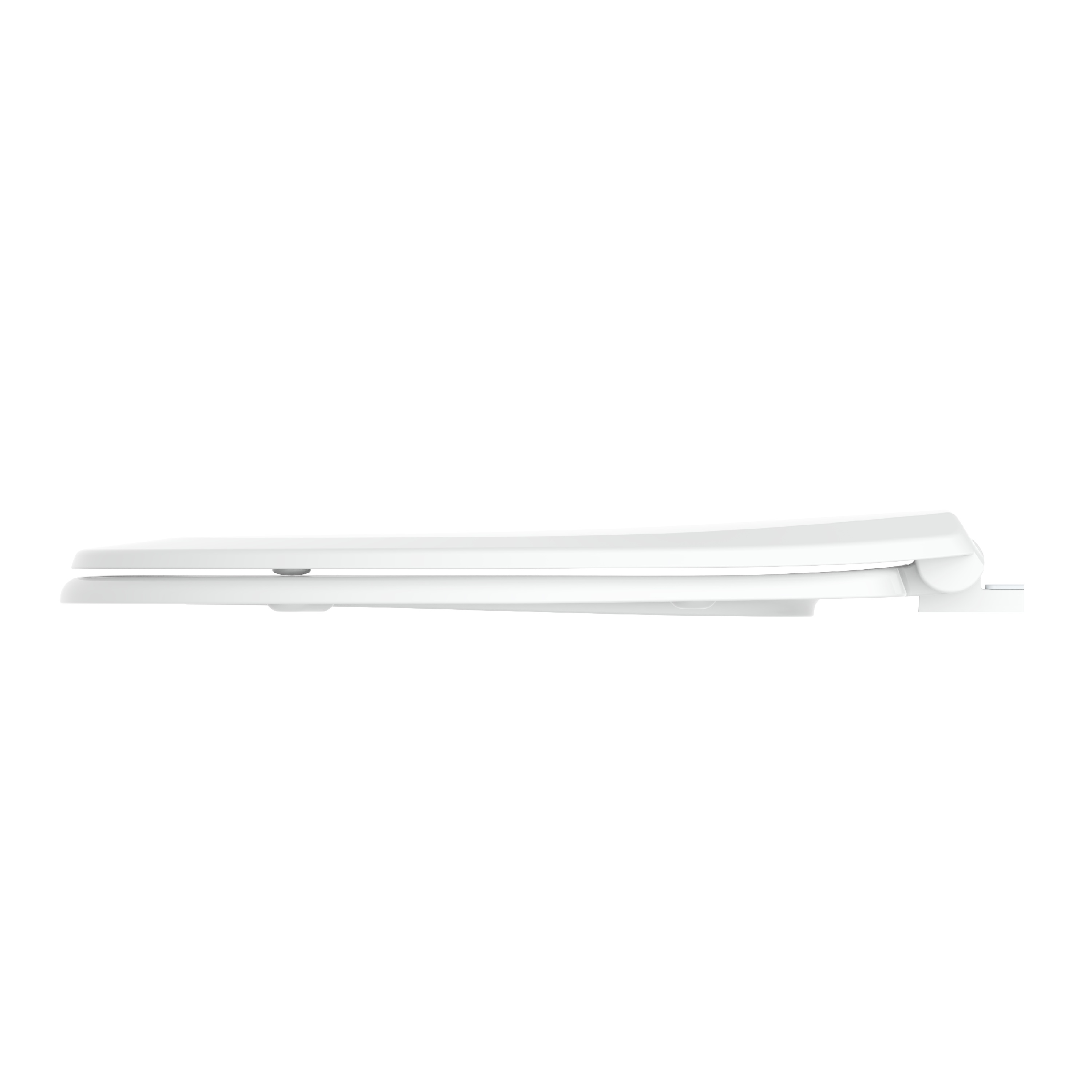 Mainstays Plastic Round Toilet Seat, Daisy White photo 5