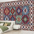 thumbnail image 2 of Peel and Stick Wallpaper Canvas Colorful oriental mosaic rug traditional geometric ornaments Modern Art Wall Mural Decor Self Adhesive and Removable 69in x 98in, 2 of 6