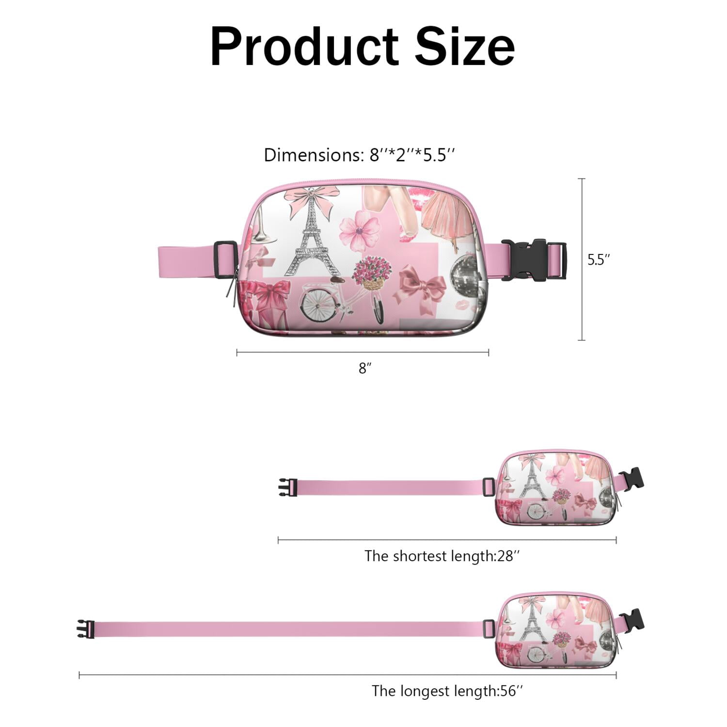 Adventure Awaits Fanny Pack – Vintage Travel Belt Bag for Women Who Love Exploring, Journeying & Vacations