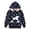 4# Navy blue, variant on NLVRBC Toddler Girls Zip Up Ladybug Hoodies Kids All-Over Print Jacket With Hood 4T