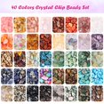 thumbnail image 2 of Kit para hacer anillos con cuentas de cristal QUEFE, 720 unidades, 40 colores, 2 of 7