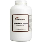 Brick Anew Clear Matte Finish, Invisible Topcoat for Painted Surfaces, Matte, 1 Quart