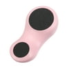Unique Bargains 1 Pcs Dual Sided Foot File Removes Dead Skin Pink Plastic Frosted Paper