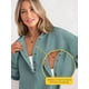 thumbnail image 5 of Sudadera con Capucha de Larga Extragrande para Mujer, Cuello en V, Botones y Abertura Lateral, Estilo Informal. Verde Pavo Real L, 5 of 9