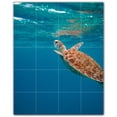 thumbnail image 1 of Picture-Tiles.com: Turtle Ceramic Tile Wall Mural WAL501052-45S. 17"W x 21.25"H using (20) 4.25" x 4.25" Ceramic Tiles-Satin Finish, 1 of 3