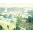 thumbnail image 2 of Gerrit van Blaaderen 24x20 Black Ornate Framed Double Matted Museum Art Print Titled: The Village of Sannois (1910 - 1914), 2 of 5
