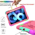thumbnail image 2 of LTROP Case for iPad Air 5th/4th Generation 10.9 Inch(2022/2020),iPad Air 5/4 Case, iPad Pro 11 Case 2021/2020/2018,Pencil Holder/Swivel Stand/Shoulder Hand Strap Case for iPad 10.9 & Pro 11, Pink, 2 of 7