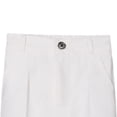 thumbnail image 4 of Gubotare Teen Boy Dress Pants Boys' Elastic Waist Chino Pants - Stretch Pull-On Twill Uniform Pants for Kids & Youth Size 10-11 (White,10-11 Years), 4 of 5
