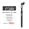 thumbnail image 4 of Ciclismo Piezas de tubo de asiento de bicicleta a prueba de herrumbre para tija de sillín MTB (negro 272x400mm) Likrtyny Para estrenar, 4 of 9