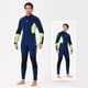 thumbnail image 5 of Traje de buceo de neopreno traje de baño espesado impermeable 5 mm espalda con cremallera Snorkel deportes de agua Manténgase caliente para nadar hombre surf, Navy XXL Advancent OD019356-23, 5 of 7