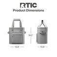 thumbnail image 5 of RTIC 20 Can Ultra-Tough Soft Cooler Pro, Leakproof Cooler, Waterproof Zipper, Graphite, 5 of 7