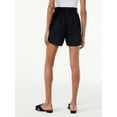 thumbnail image 3 of Scoop Women's Linen Blend Pull-On Skort, 3 of 5