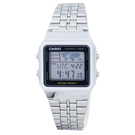 Men's Classic A500WA-1 Silver Stainless-Steel Quartz Watch
