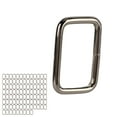 thumbnail image 2 of Metal Loop Ring,100pcs Metal Square Buckles Square Strap Webbing Belt Rings Metal Rectangle Ring Exceptional Value, 2 of 14
