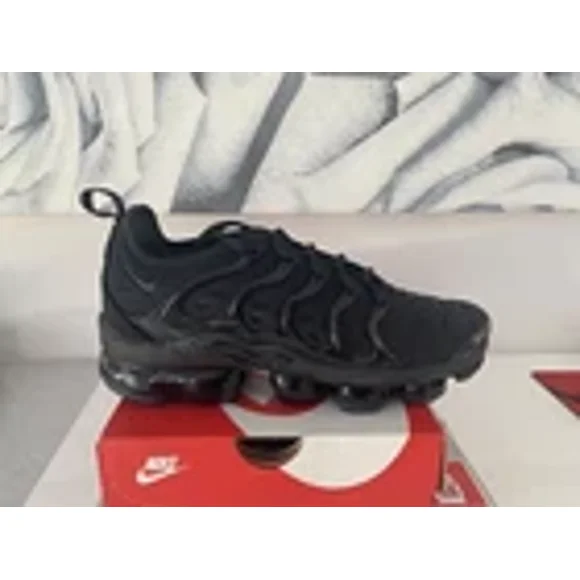 Nike Air Vapormax Plus Triple Black Anthracite 924453 004 New 7-14