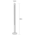 thumbnail image 4 of Baliza LED para Exterior Estévez Junco 12W 3000K IP65 Gris Altura 80 cm, 4 of 6