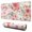 Pioneer Flower Floral-1, variant on Long Mouse Pads for Desk,Pioneer Flower Floral Print Pattern Desk Mats on Top Of Desks, Desk Mouse Pad Extra Large with 3mm Non-Slip Base and Stitched Edge for Gaming,Office,Work,Home 31.5"x11.8"