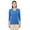 French Blue, variant on Perfect Fit Bracelet Length V-Neck Top (DP184W) Lime, XS