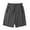 Dark Gray-17, variant on REALiKUN Athletic Shorts Women Quick Dry Gym Running Shorts Drawstring Elastic Waist Lightweight Shorts with Zipper Pockets