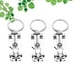 thumbnail image 4 of BRIGHTFUFU 3pcs Mini llaveros con forma de coche de Llavero creativo Llavero elegante Llavero Decoración Pequeño regalo para hombres Mujeres (Plata), 4 of 7