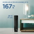 thumbnail image 4 of GermGuardian 825 Sq. ft. HEPA Air Purifier with UV-C Light, Black, CDAP5500BCA, 4 of 8