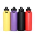 thumbnail image 2 of Arcticwind 40oz/1200ml Stainless Steel 304 Insulated Water Bottle with Handle - Large Capacity Thermal Cup for Outdoor, Travel, Sports, Camping & Hiking, Portable & Leakproof (BPA-Free), Red, 2 of 7