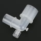 thumbnail image 3 of Conector de manguera de plástico en forma de L para tubo de ventilación, 3 of 10