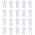 thumbnail image 1 of 20Pcs Blank Award Ribbon White Button Pin Brooch Winner Victory Ribbons Rosette Ribbon Grand Prize for DIY Classroom Party Accessory Competition Sports Event School Contests Show, 1 of 5