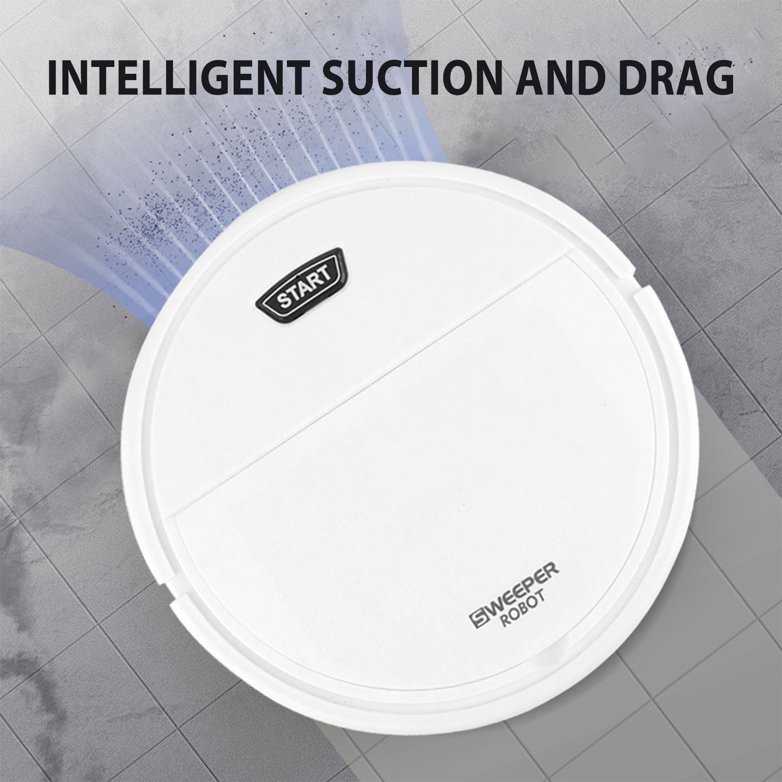 Byujiro Compact Robot Vacuum Lazy-Friendly Climbable, Small Household Cleaner Home Appliances