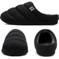 thumbnail image 2 of Ravelier Men’s Puffer Style Memory Foam House Slippers, 2 of 7