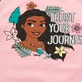 thumbnail image 3 of Disney Moana - Trust Your Journey - Toddler & Youth Girls Raglan Graphic T-Shirt, 3 of 5