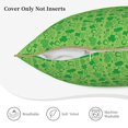 thumbnail image 5 of Zufioo St Patrick's Day Print Velvet Border Throw Pillow Cover, Zipper Throw Pillow Protector for Cushions Sofa Bedroom Home Decorations-18"x18", 5 of 8