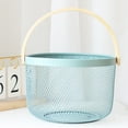 thumbnail image 5 of PEACNNG Wrought Iron INS Storage Basket-Desktop Wire Mesh Storage Basket, Portable Picnic Basket, Miscellaneous Basket, 5 of 5