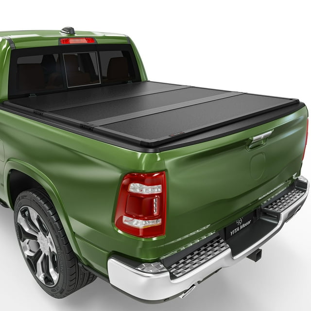 YITAMOTOR FRP Lit de Camion Pliant Tri-Rigide Compatible avec 2009-2024 Dodge Ram 1500 (19-24 Classique Seulement), Lit de 5,7 Pieds Sans Rambox